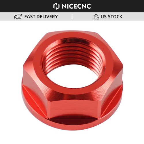 Red cnc front - front, axle